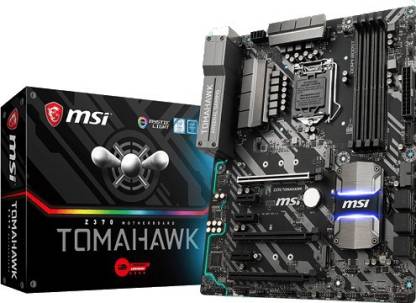 MSI Z370 TOMAHAWK LGA1151/ I Z370/ DDR4/ 2-Way CrossFireX/ SATA3&USB3.1/ M.2/ A&GbE/ ATX Motherboard