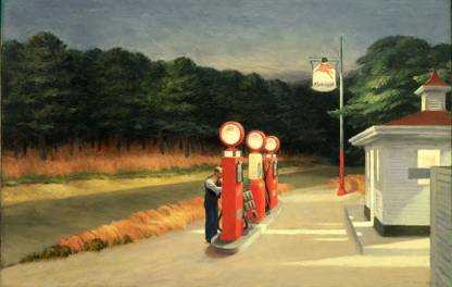 Gas by Edward Hopper - "Top 10 Edward Hopper Paintings" Collection - Modern Art - Premium Quality Large Poster Paper Print