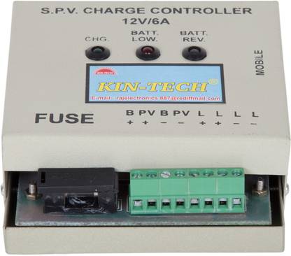KIN TECH KIN-TECH SOLER CHARGE CONTROLLER 12V/6A PWM Solar Charge Controller