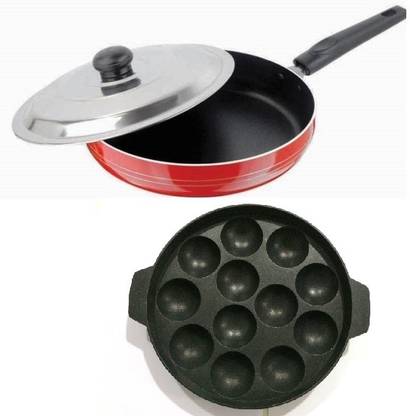 Omic Omic Classic Fry Pan & Appan Pan Non-Stick Coated Cookware Set