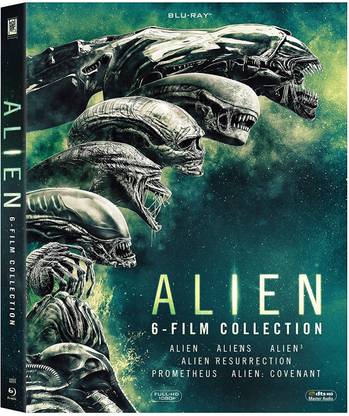 ALIEN 1-6 BLU-RAY (ALIEN, ALIENS, ALIEN 3, Resurrection