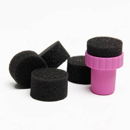 STZ Nail Art Sponge Kit for Ombre Nails - 4 Extra Refills