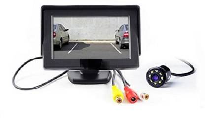 AUTOGARH TFT10AM10 TFT Monitor with led Reverse Parking Camera with Good Quality for BMW X1 Reverse Assist Camera System