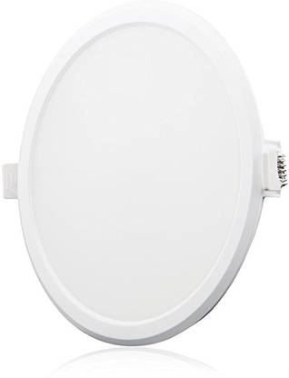 Syska 12W ROUND WHITE 6500K LED CEILING PANEL PACK OF-01 Downlighter Ceiling Lamp