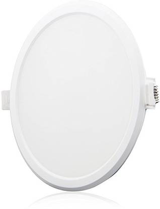Syska 15W ROUND WHITE 6500K LED CEILING PANEL PACK OF-01 Downlighter Ceiling Lamp