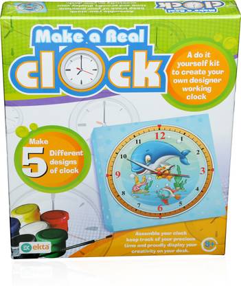 Tiny's World Make a real clock make my 5 diffent design of clock Party & Fun Board Game