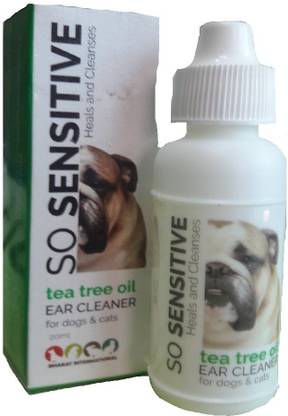So Sensitive tea tree oil ear Cleaner for Dogs & Cats 20ML Pet First Aid Kit