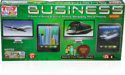 Tiny's World Business a game of buying and selling, banking , mortgaging, rent of property boardgame Money & Assets Board Game