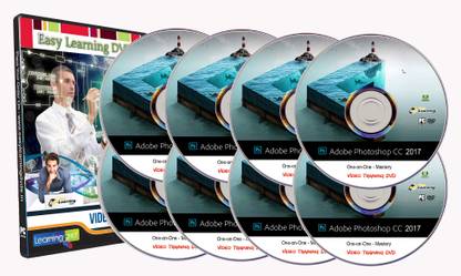 Easy Learning Master of Adobe Photoshop CC 2017 Fundamentals,Advanced and Mastery Level Video Tutorials On 8 DVDs