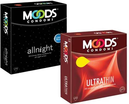 MOODS Allnight and Ultrathin Plain Condom