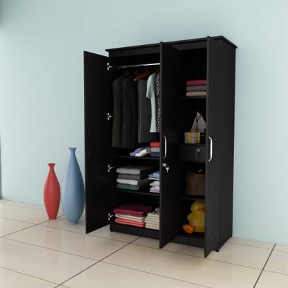 Crystal Furnitech Alana Engineered Wood Almirah