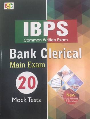 20 Mock Tests IBPS CWE Bank Clerical Main Exam 1 Edition