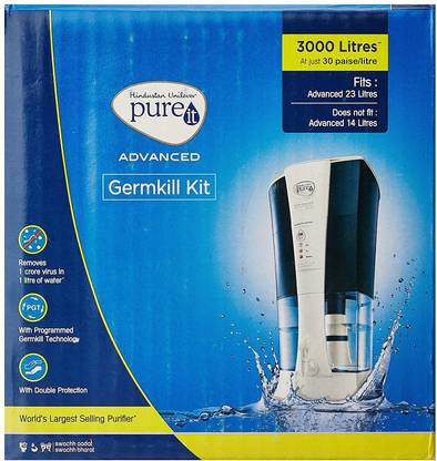 Pureit Advanced Germ Kill 3000 L Gravity Based Water Purifier