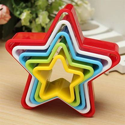 Cookstyle Plastic Cookie Cutters (6 Flower Shape + 5 Star Shape) Cookie Cutter