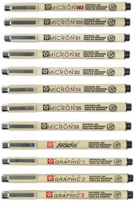 SAKURA Pigma Micron Set Calligraphy