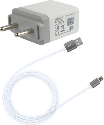 Orbatt 1 A Wall Charger for Mobile with Detachable Cable