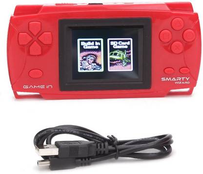 MITASHI Mitashi Game In Smarty Wizard Gaming Console (Red) NA GB with 800 In- Built