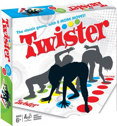 Assemble Twister The Classic Game With Two More Moves Board Game Party & Fun Board Game