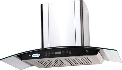 Meglio CALISTA 90 T Wall Mounted SILVER 1250 CMH Chimney