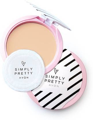 AVON Simply Pretty Shine No More PP 11g - Soft Bisque Compact