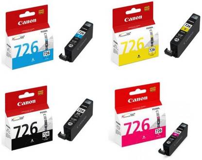 Canon 726 B/C/Y/M [SET OF 4] Tri-Color Ink Cartridge