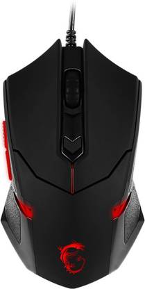 MSI Interceptor DS B1 with Ergonomic Design & Weight System USB Wired Ambidextrous Optical  Gaming Mouse
