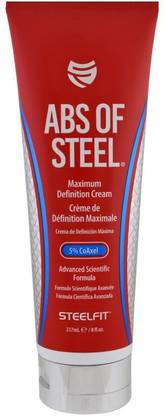 Steel Fit Abs of Steel Maximum Definition Cream with 5% Coaxel, 8 fl oz (237ml) Men