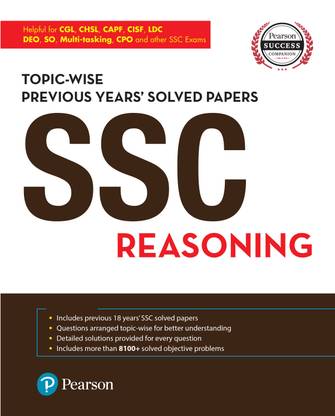 SSC Reasoning - Previous Years’ Solved Papers by Pearson