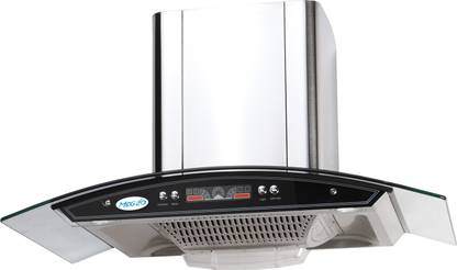 Meglio AUNIA 75 Wall Mounted silver 1100 CMH Chimney