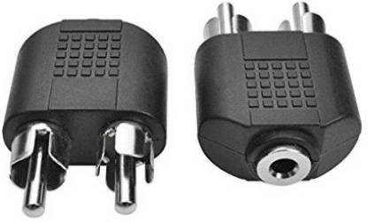 Technology Ahead RCA Audio Video Cable 0 m 2 RCA Male To 3.5 mm AUX Stereo Female Jack Connector