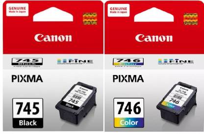 Canon PG 745 & CL 746 [Set of 2] Tri-Color Ink Cartridge