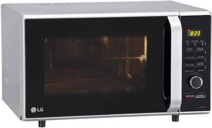 LG 28 L Diet Fry and 360 Motorised Rotisserie for crispy and tasty bar-be-que recipes Convection Microwave Oven