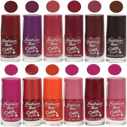 Fashion Bar Stylish Color Nail polish Set 50 Multicolor