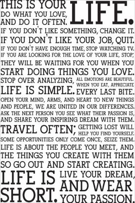 Holstee Manifesto copy Paper Print