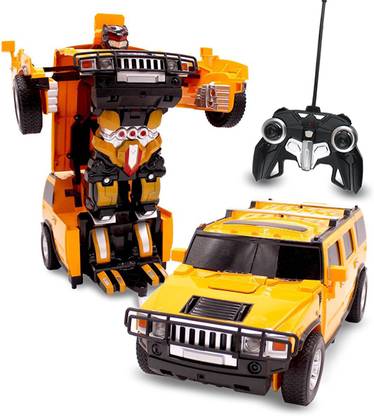 Kiditos Transformers Remote Control Hummer SUV Transforming Autobot Car