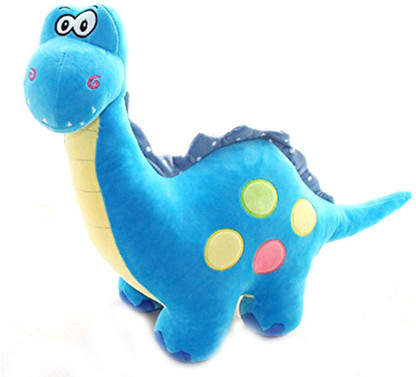 Large blue dinosaur toy