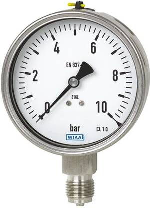Wika Pressure Gauge along with Calibration Certificate + 12 Months Warranty Hydrometer