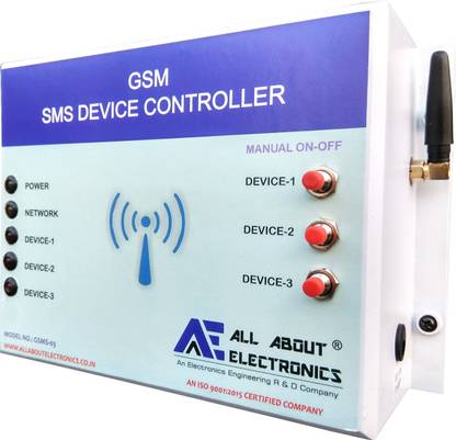 ALL ABOUT ELECTRONICS GSM SMS DEVICE CONTROLLER GSMS-03 Multipurpose Controller