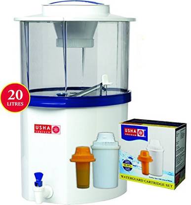 Usha Shriram Non - Electrical and Storage 20 L Gravity Based Water Purifier