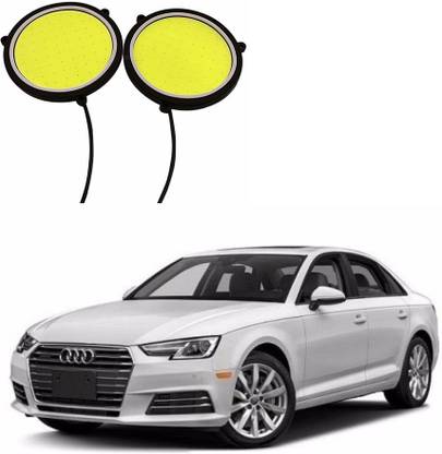 AUTOGARH Round DRL Fog Lamp, Backup Lamp, Interior White led For Audi A4 Car Fancy Lights