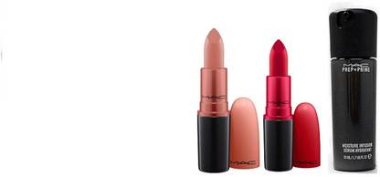 M.A.C Ruby Woo ,Velvet Teddy & Face serum