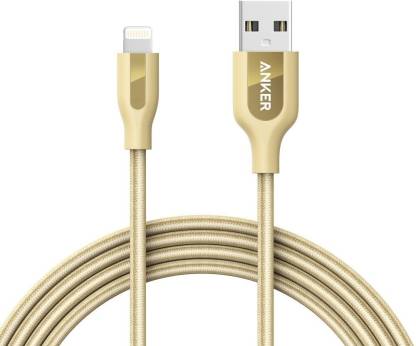 Anker Lightning Cable 2 m A81220B2-Gold