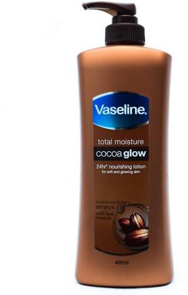 Vaseline Cocoa Glow 24hr. nourishing Lotion for soft and glowing skin Imported