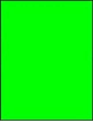 Paraspapermart A4 Fluorescent Green Paper Pack of 50 Sheets 80 GSM thickness Unruled A4 80 gsm Coloured Paper