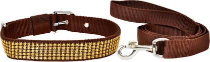 Manal Enterprises Cultivated Diamond Dog Collar & Leash