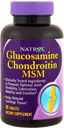 Natrol Glucosamine Chondroitin MSM, 90 Tablets