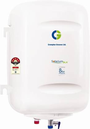 Crompton 15 L Storage Water Geyser (Solarium DLX SWH815, Ivory)