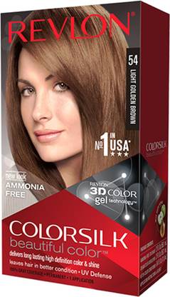 Revlon Colorsilk With 3D Technology , Light Golden Brown 5G