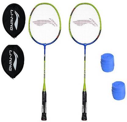 LI-NING XP-810 Strung Badminton Racket with Grip Badminton Kit