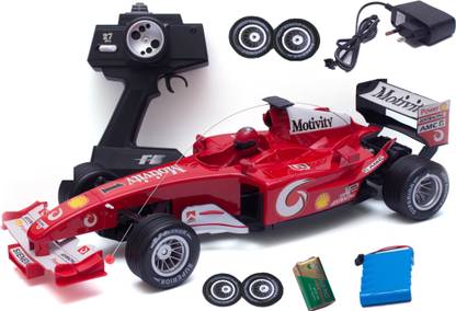 TWGE Formula One Remote Control Car - Radio Control Car - Extra Set of Tyres-High Speed RC Car-Joy Stick Type Remote